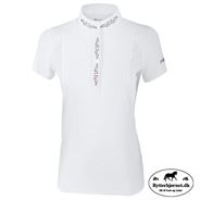 Pikeur Isis Stævne T-Shirt - Hvid / Sølv